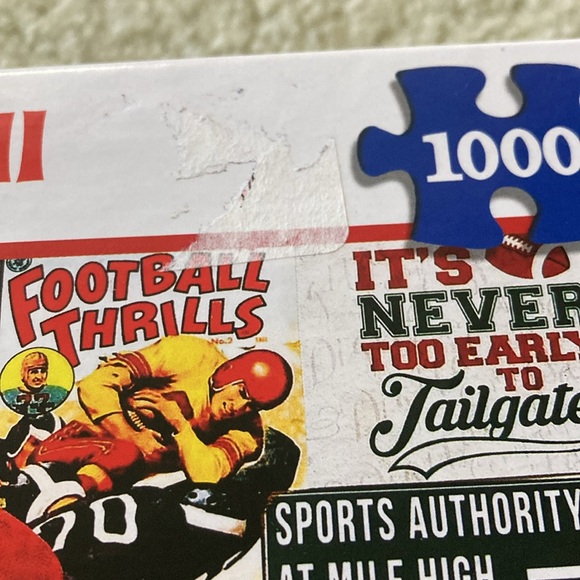 White Mountain Puzzle I love football - Picture 2 of 6